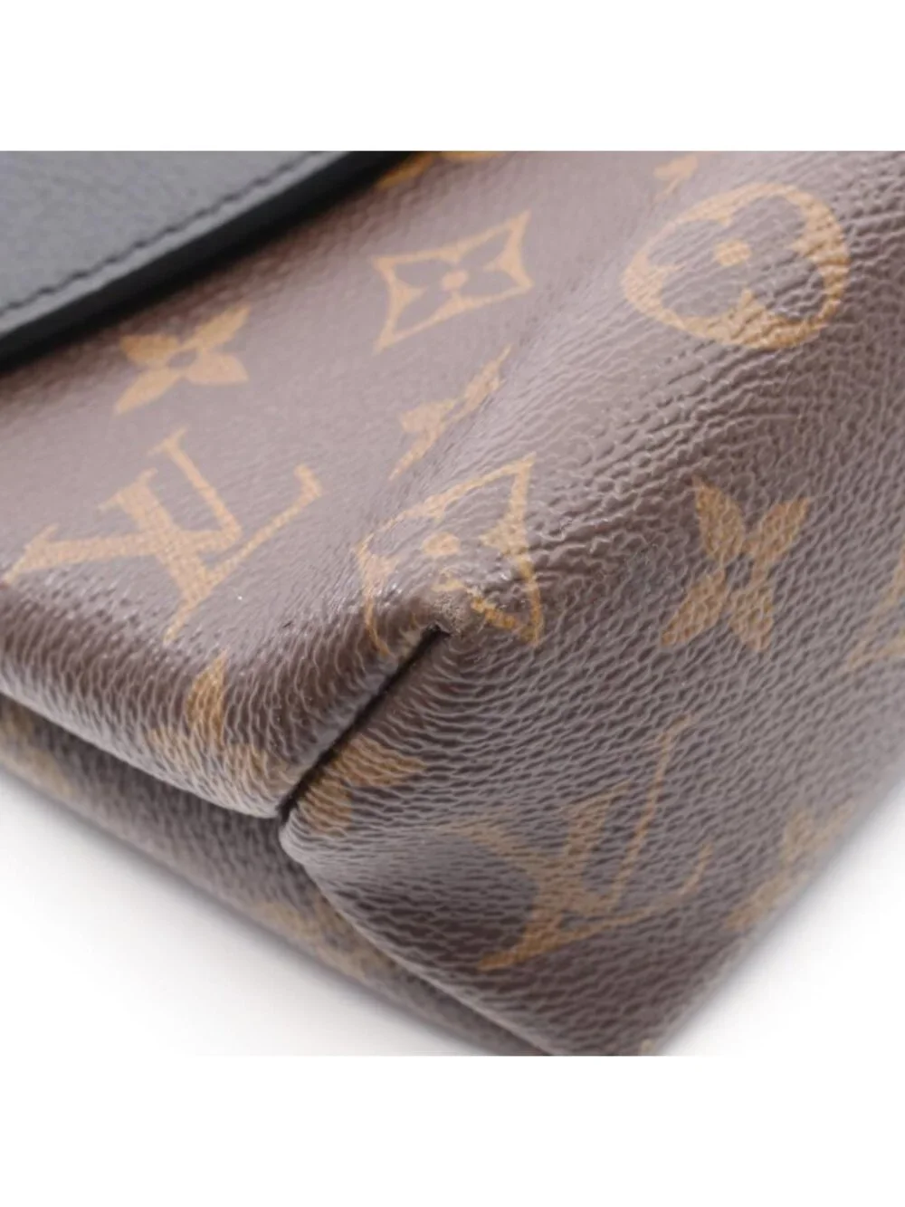 Louis Vuitton Shoulder Bag Sun Placido Monogram Noir Canvas Leather